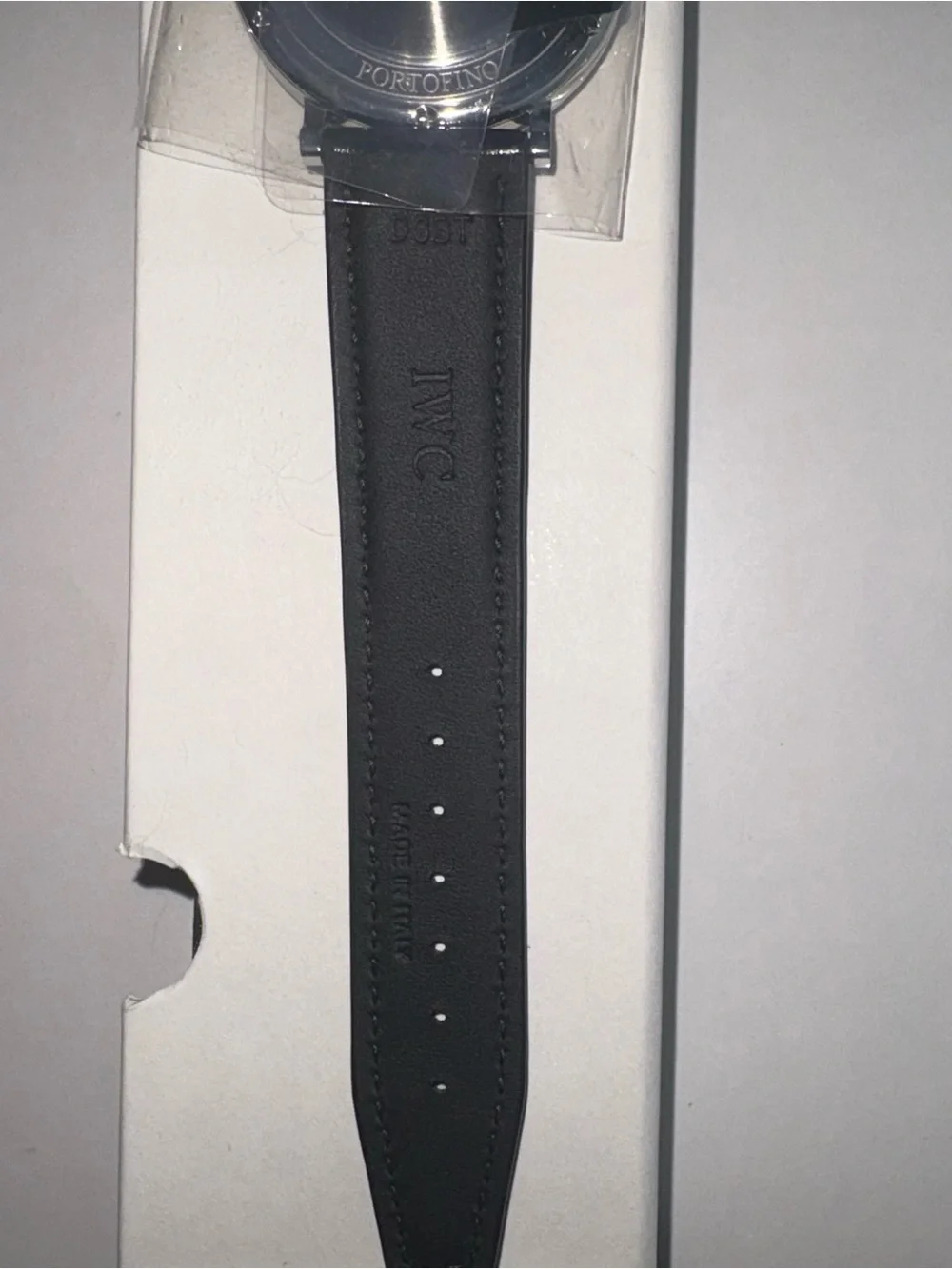 IWC Schaffhausen Portofino Automatic IW356527 40mm Navy Blue Leather Swiss Watch